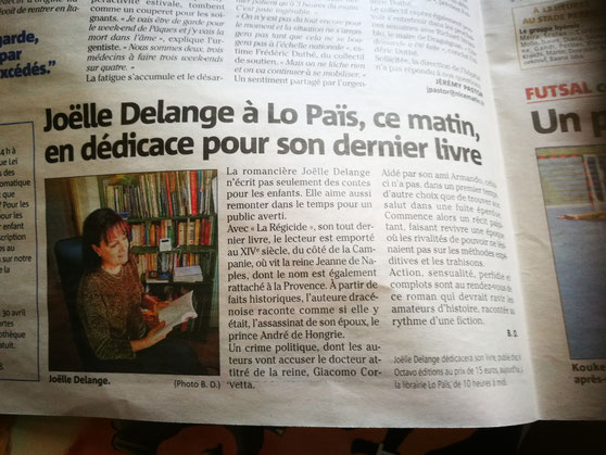Dédicaces à Lo Pais le 09 avril 2022