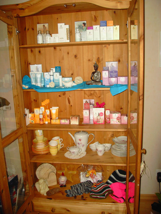 Schrank mit meinen Produkten
