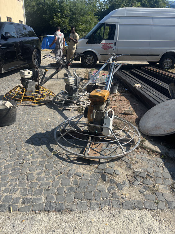 beton elicopterizat și amprentat