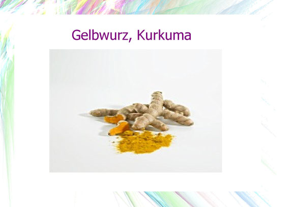 Gelbwurz, Kurkuma