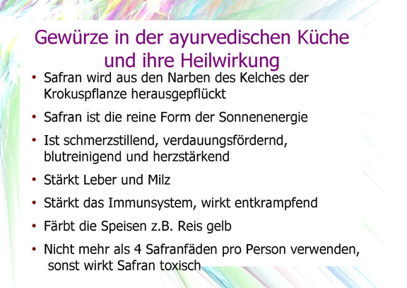 Safran und dessen Heilwirkung.