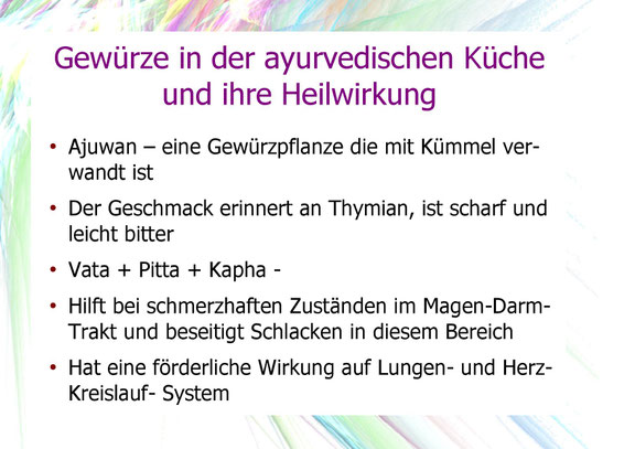 Gewürze in der ayurvedischen Küche und ihre Heilwirkung