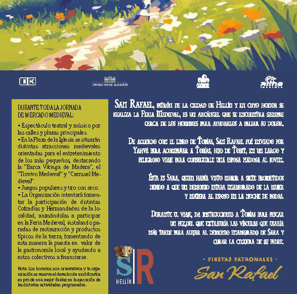 Programacion de las fiestas de San Rafael y Mercado Medieval de Hellin