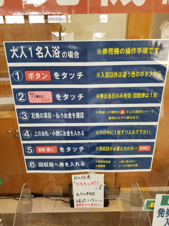 券売機の使い方