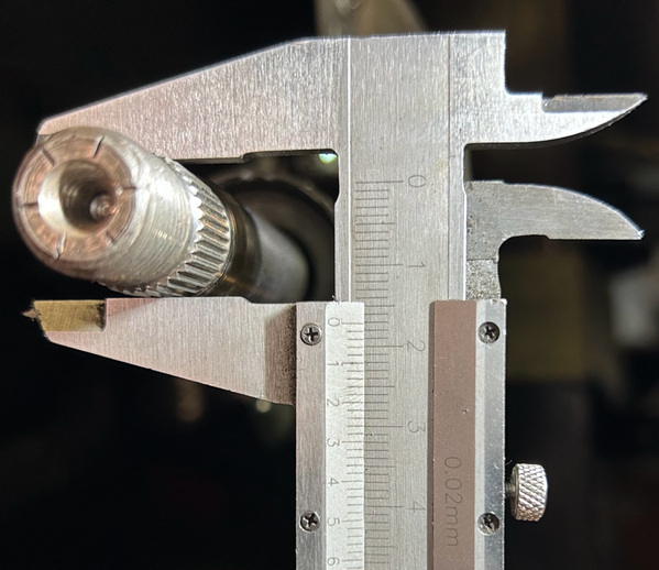  Spartan Steering Stem diameter measurement