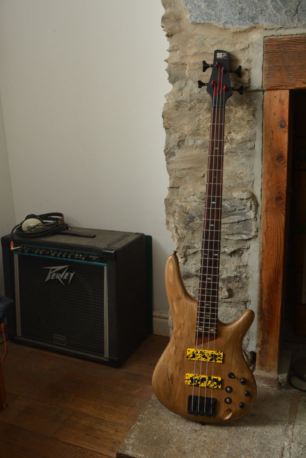 Ibanez bass with Custom J4 multicoil pickups & a Lusithand N.F.P preamp