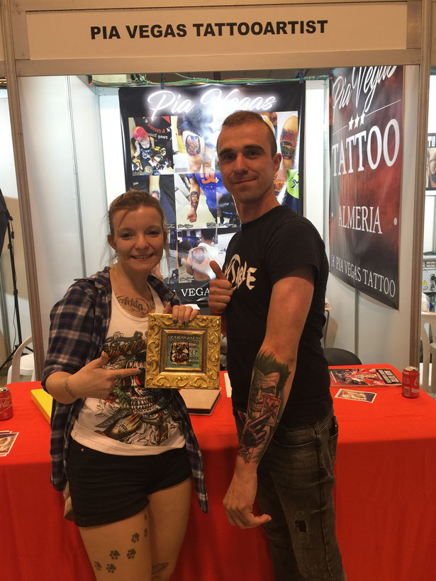 Tattoo convention zaragoza pia vegas mit preis ausgezeichnet