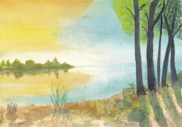 am See 1, 19x27cm, 135€