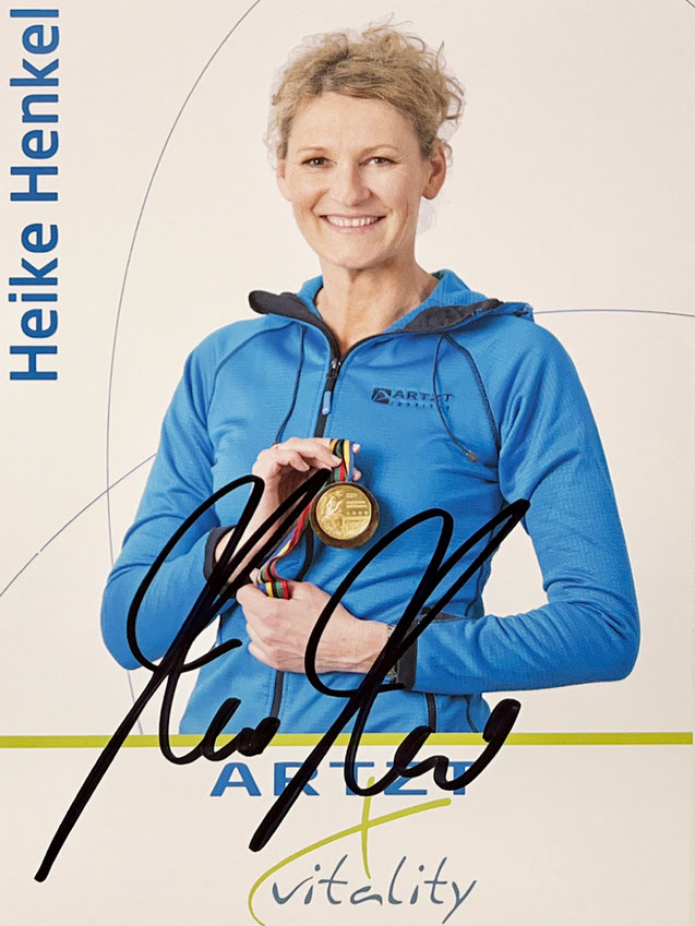 Autograph Heike Henkel Autogramm