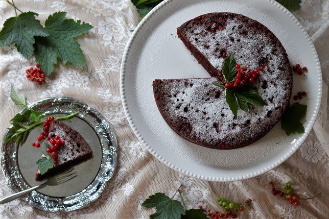 Ribisel Schokokuchen