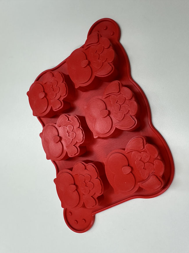シリコン製品デザイン設計３dデーター作成製品化（食品対応シリコン使用）