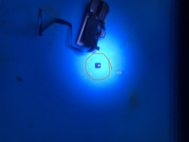 un problème a été détecté avec la caméra truedepth
