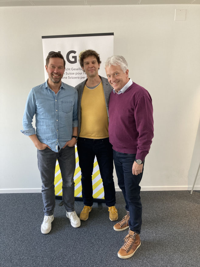 Prüfungen der SLG in Olten (Lars Wulff, Philippe Kleiber -SLG-, Manfred Moerth)