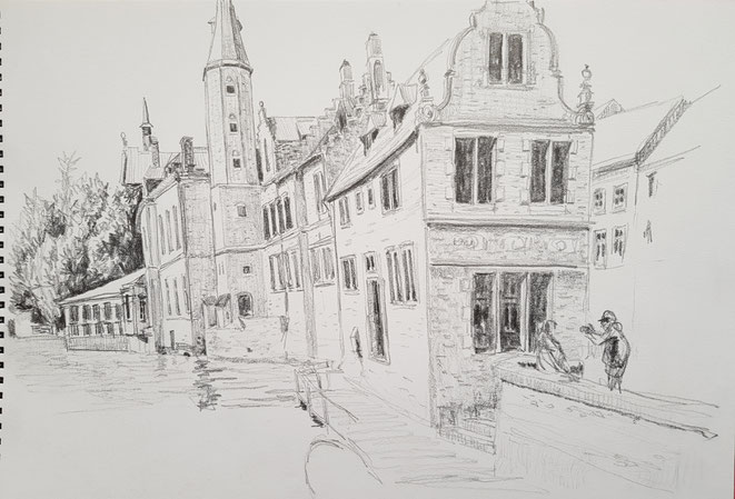 Brugge (2018) Pencil on Paper