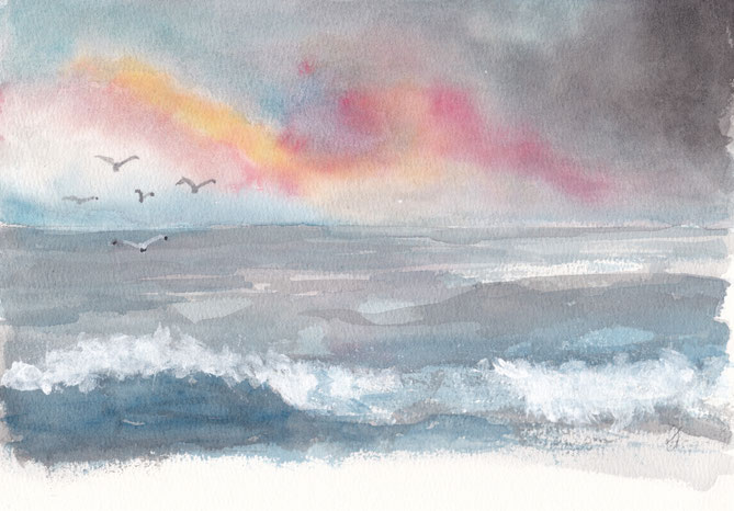 seascape 1, 19x27cm, 150€