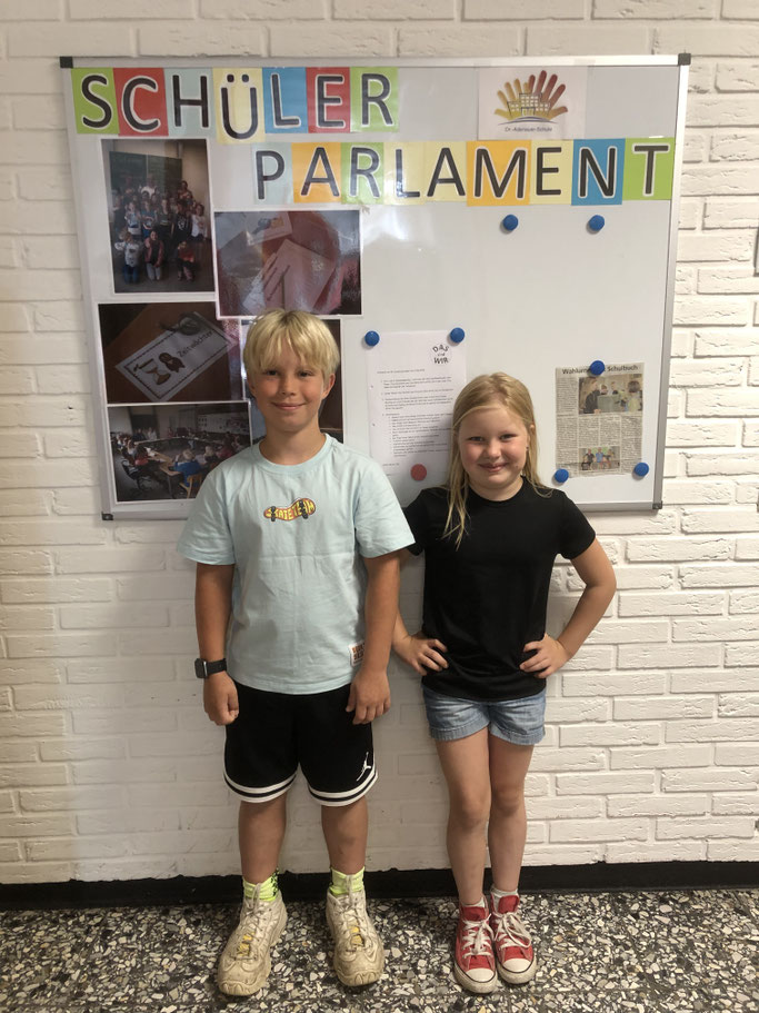 Milo Witte 4a und Lara Richartz 4a