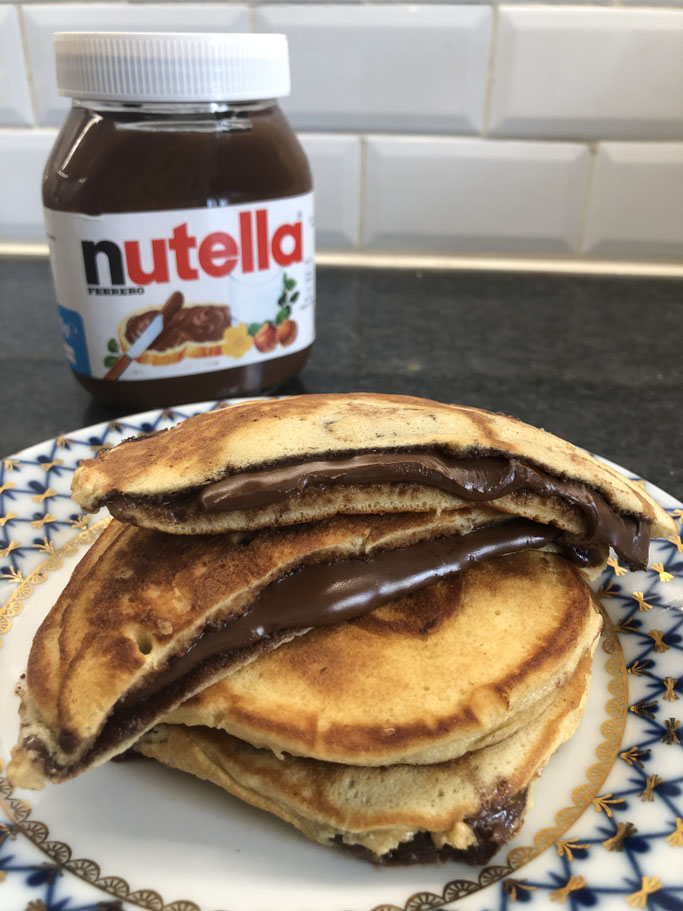 PANCAKES AU NUTELLA FANNY M LA CUISINE