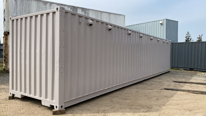 8シャッター付コンテナ40ft(中古)