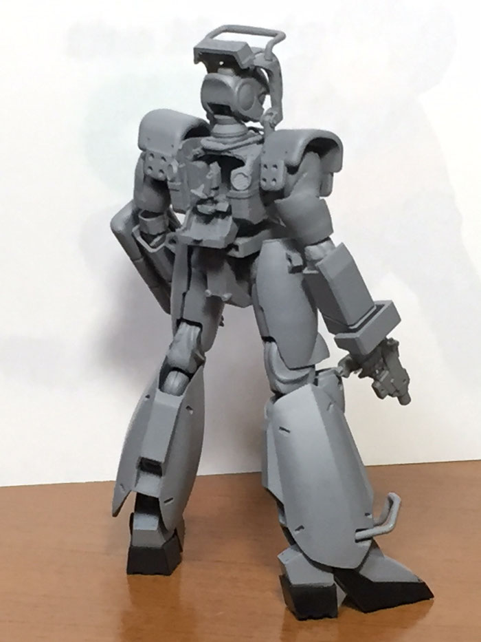 パト２　より　レーア　72scaleフル可動　高精細光3Ｄプリンター出力キット１0000jpy  申請　　