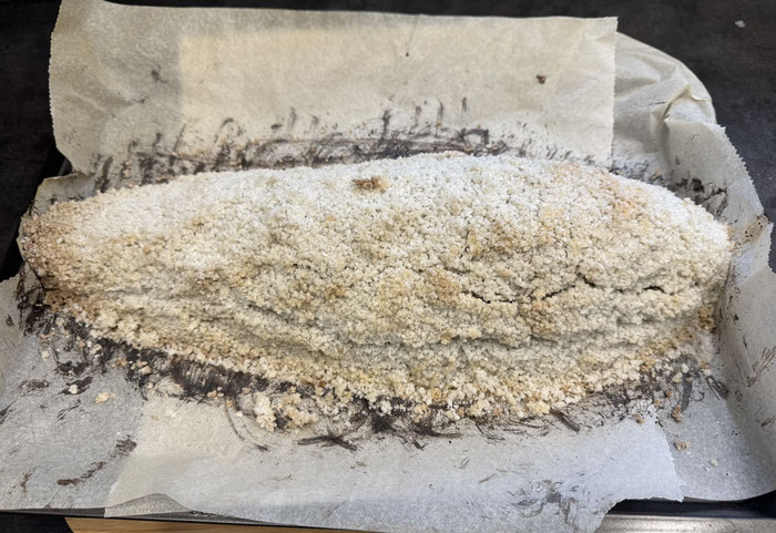 Wolfsbarsch in der Salzkruste, Bar en Croute de Sel, Kochrezept Fisch Bretagne, Ferienhaus Ker Armor, Tal Ar Mor, Plouhinec