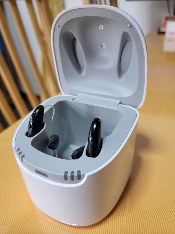 クラシックBluetooth対応でAndroidスマートフォンでも幅広く通話できる補聴器　シぐニアPure Chage＆Go BCT IX