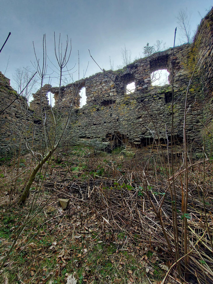 In den Mauern von Burg Kempe