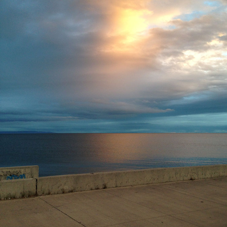 Sonnenuntergang in Punta Arenas. #no-filter!