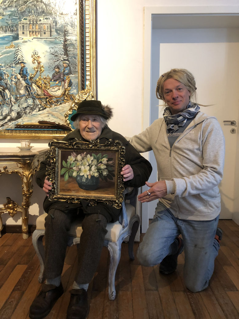 R.C. von Aufwind Restaurierung Alten Rahmen Atelier Aufwind in Freienried