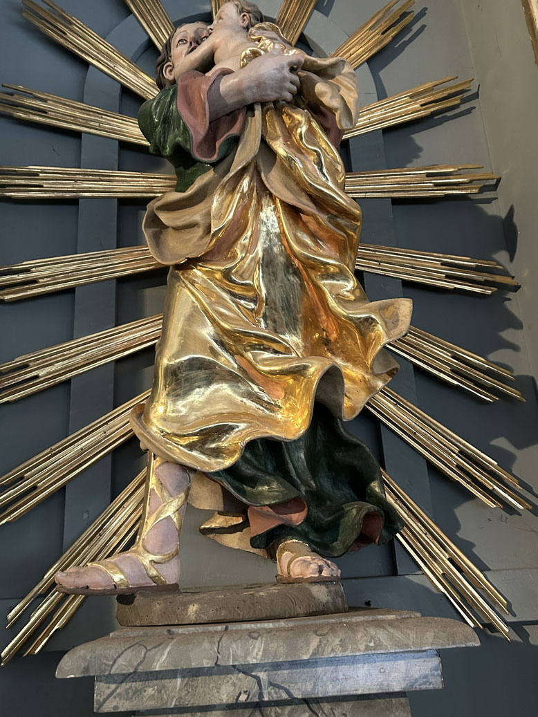 Drohnen Sichtung durch Holzbockbefall in einer Kirche Maßnahmen ergreifen, um hier zu verhindern, dass der Holzbock weiter eindringt und ab getötet wird für die Zukunft.