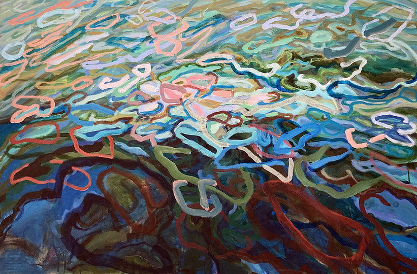 O, 2021, Acryl auf Leinwand, 140x100