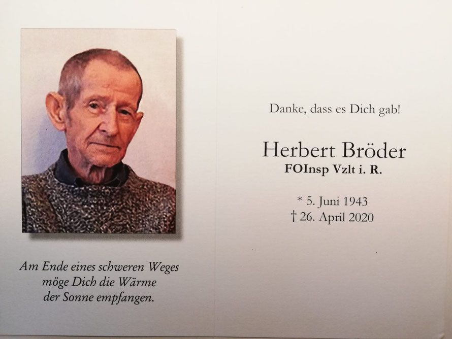 Herbert BRÖDER