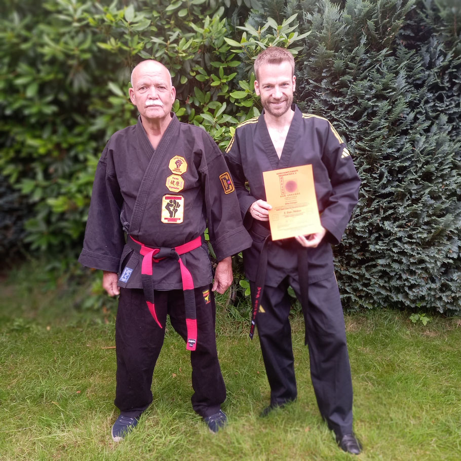 Shihan Sir Erich B. Ries und Sensei Mike Eminger