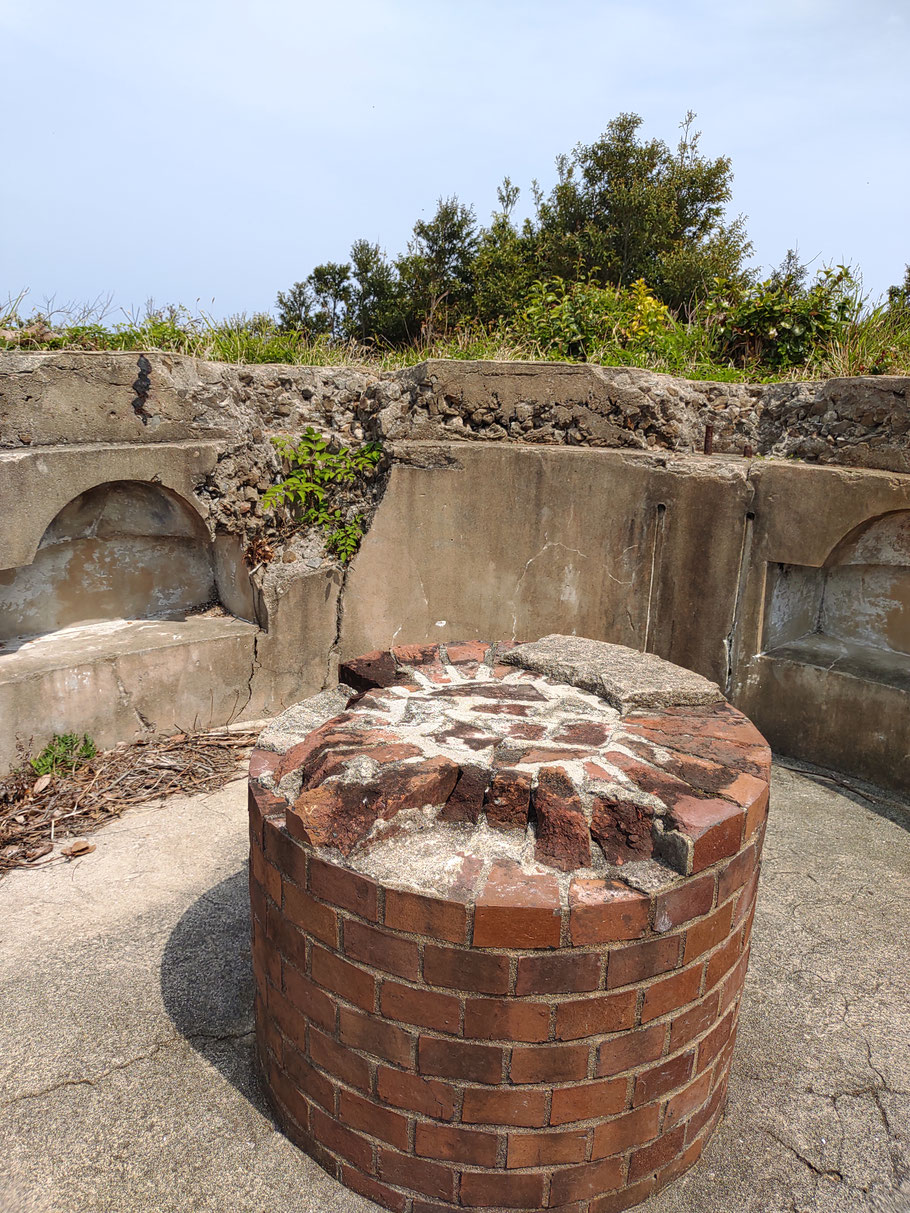 写真9 姫神山砲台の観測所