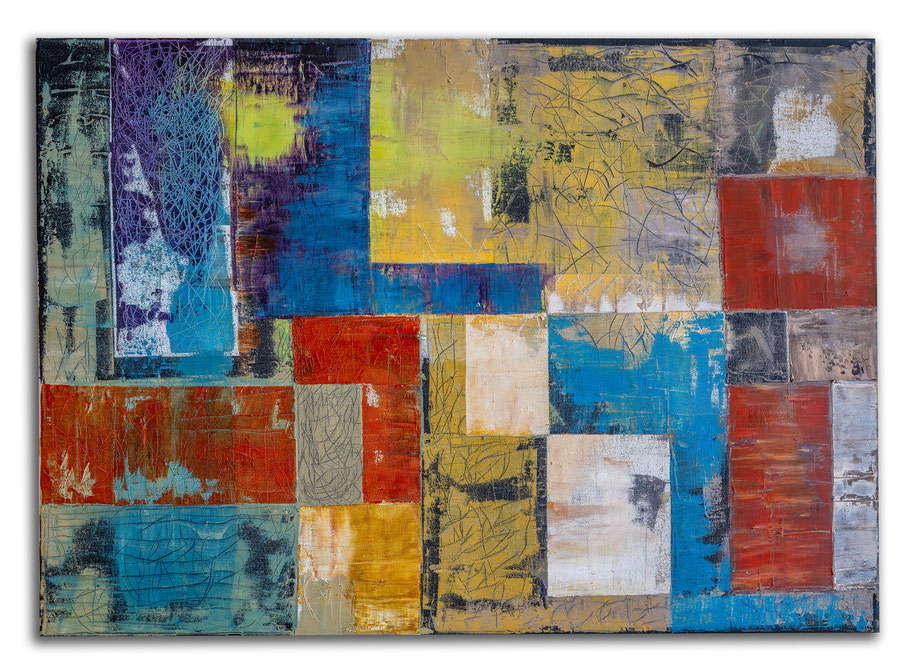 Peter AL Schrader, Abend am Meer, Öl auf Leinwand, 100 x 120 cm, 2021