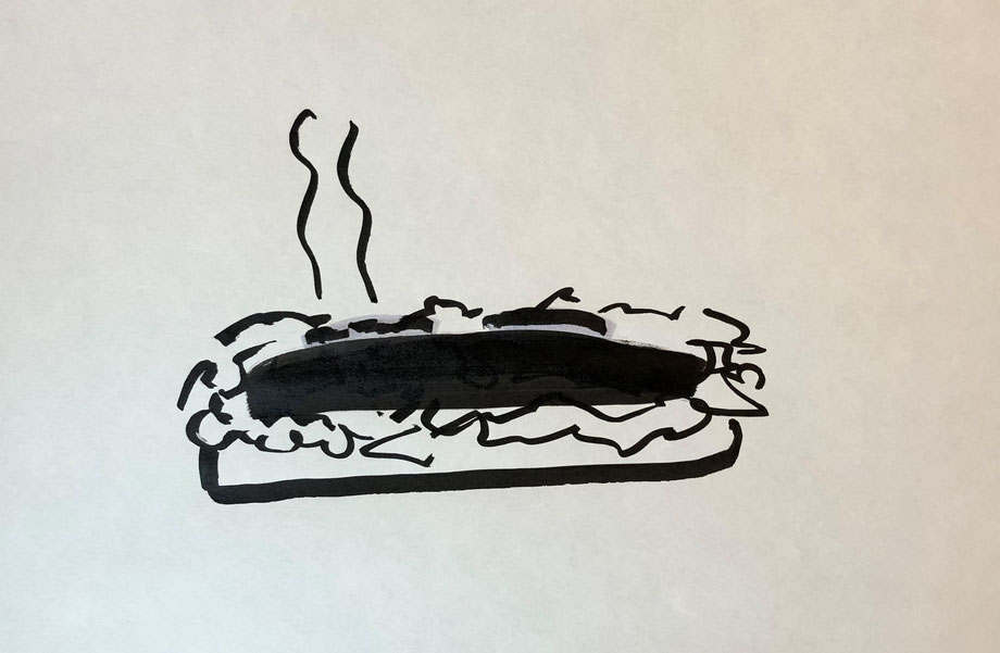 Der einzige Snack in Shimamuras Bar erobert das Herz eines Yakuza. Das Würstchen auf Weisskohl und Brot mit Senf und Ketchup schmeckt einem Mafia-Gangmitglied so sehr, dass er Shimamura seine Hilfe anbietet.