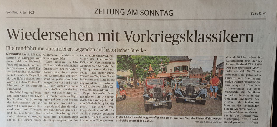 Dürener Sonntagszeitung 07.07.24
