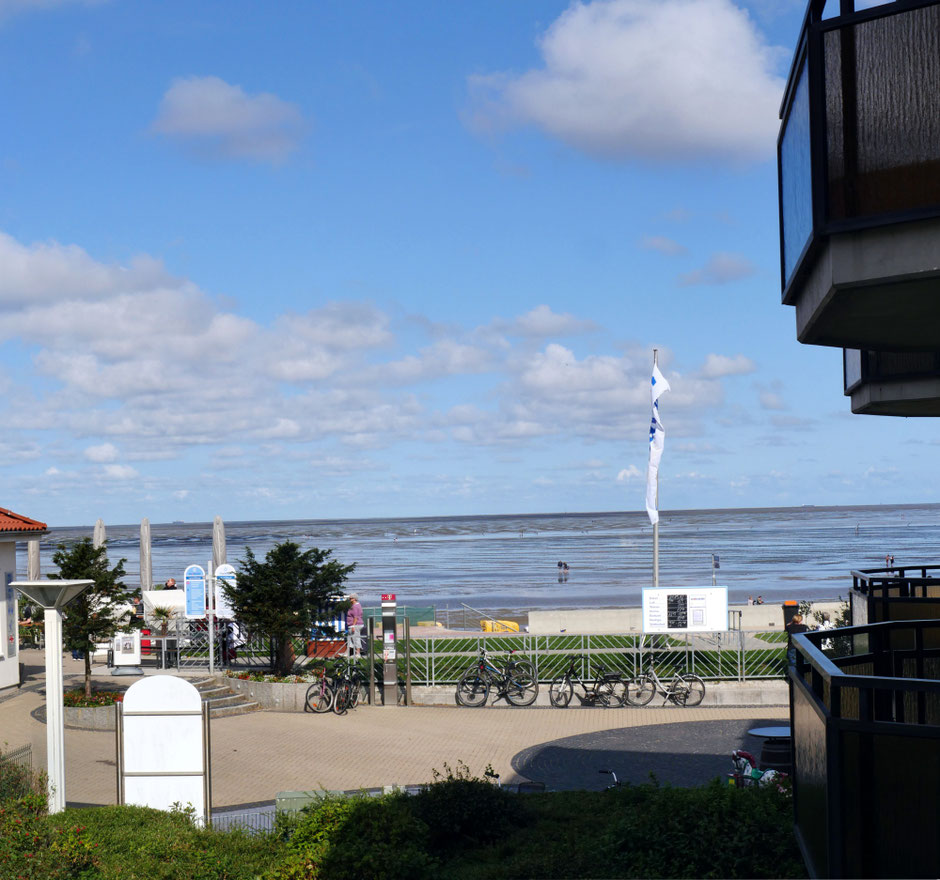 Der Meerblick der Ferienwohnung Residenz Meeresbrandung Nr. 22