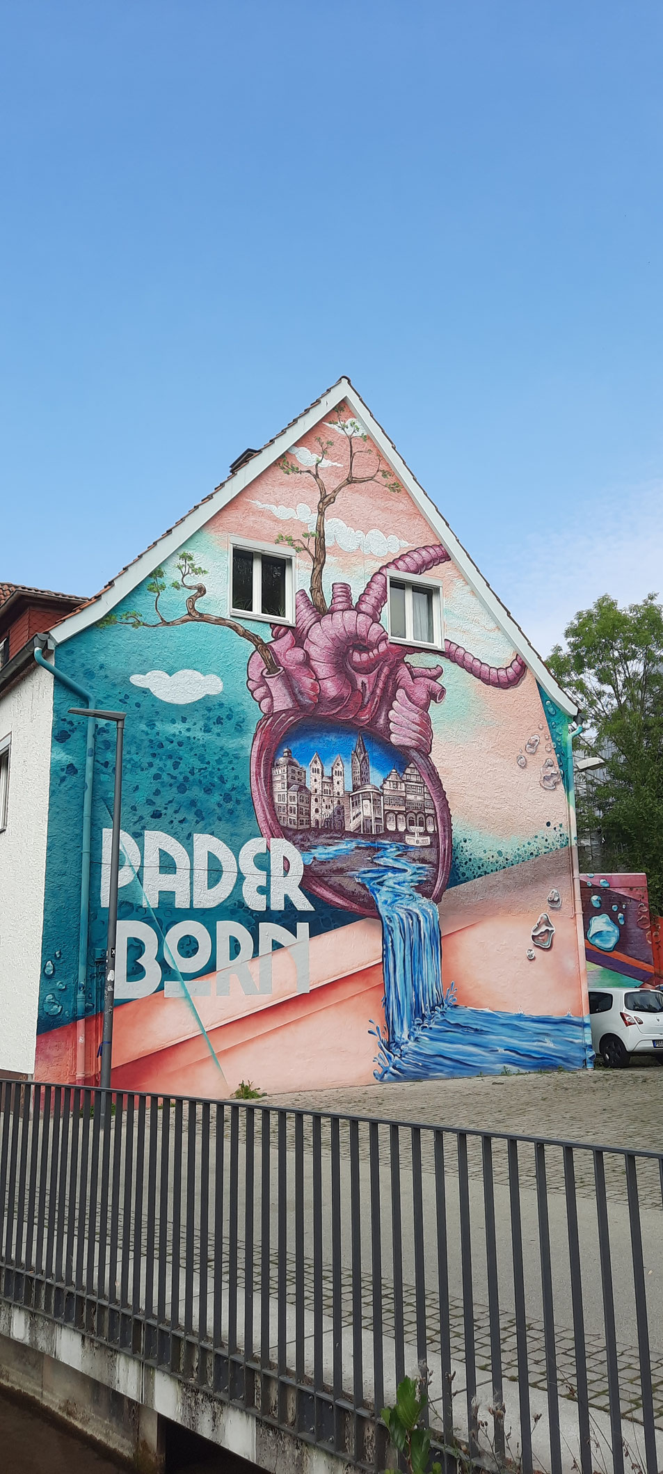 Das fließende Herz der Stadt, künstlerisch in Szene gesetzt.