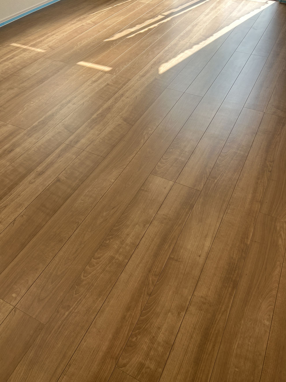 八尾市　新築戸建て　UVフロアコーティング