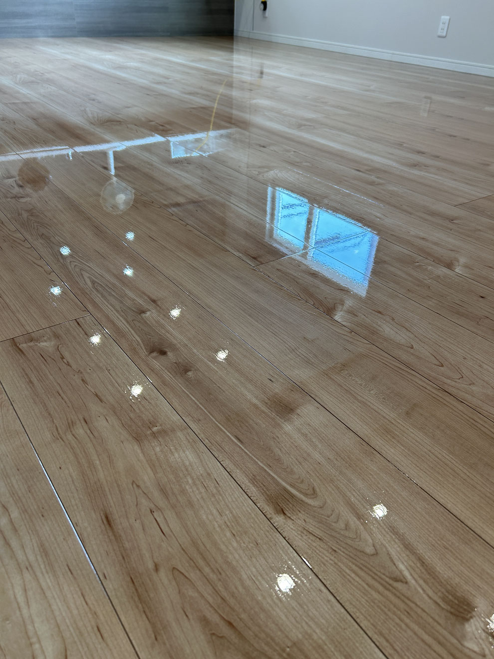 門真市　新築戸建て  UVフロアコーティング