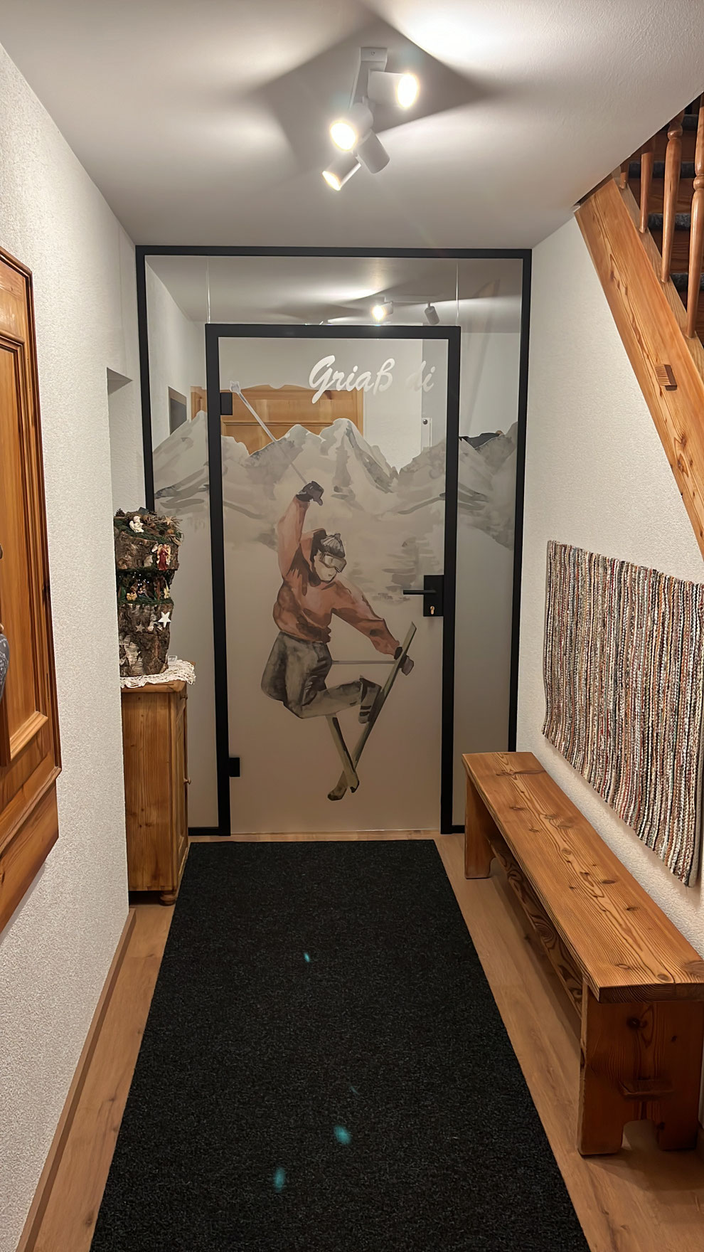 Willkommen "Grias Di" im Almhaus Bachmann, Vorraum