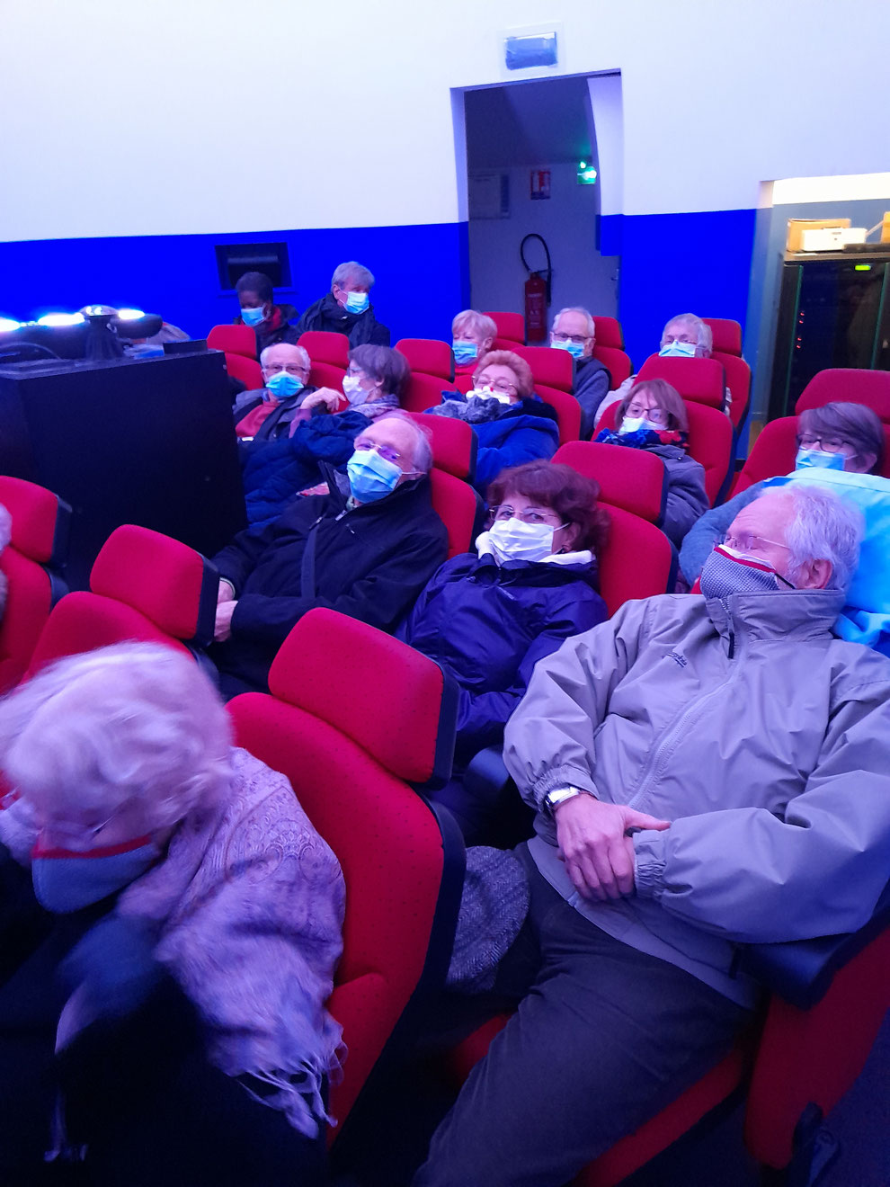 Visite du Planétarium de Tauxigny, en décembre 2021