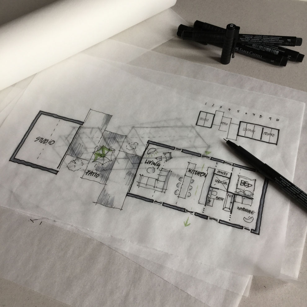 One Bed Minimalist Home Design Slowly Home,Layout Apartment Floor Plan Design