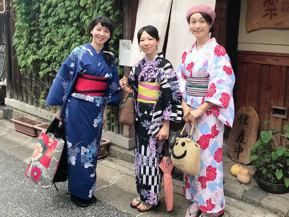 夏の終わりに、お友達と浴衣でならまちに行ってきました♪