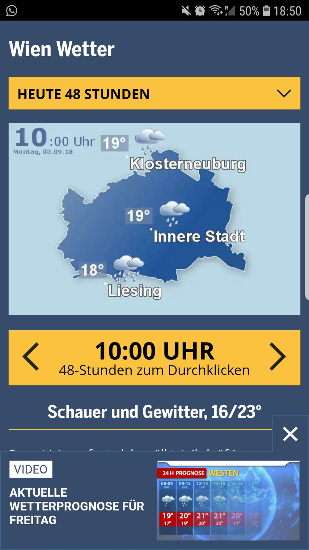 Wien. Eine Stadt - Drei Wetterzonen