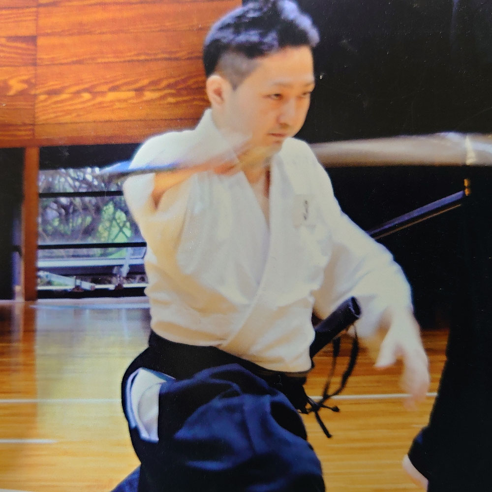 私ですw(居合試験にて緊張の時)