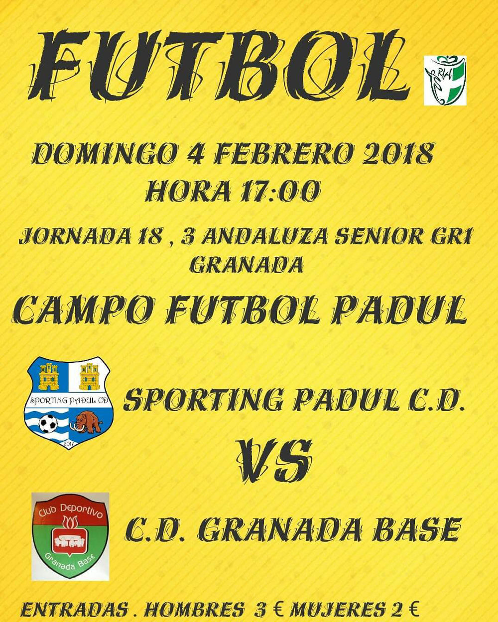 Sporting Padul CD vs Granada base CD