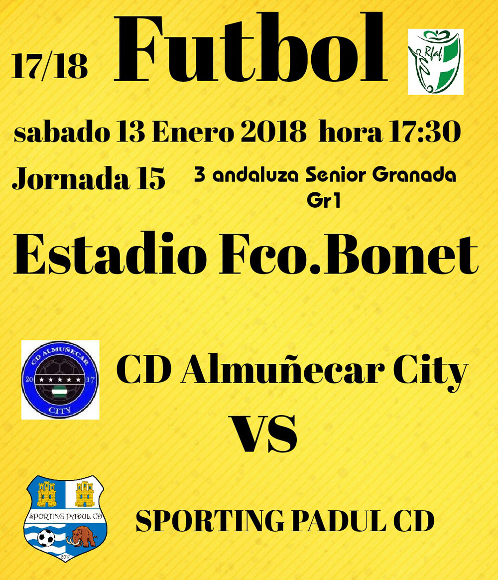 CD Almuñecar City vs Sporting Padul CD