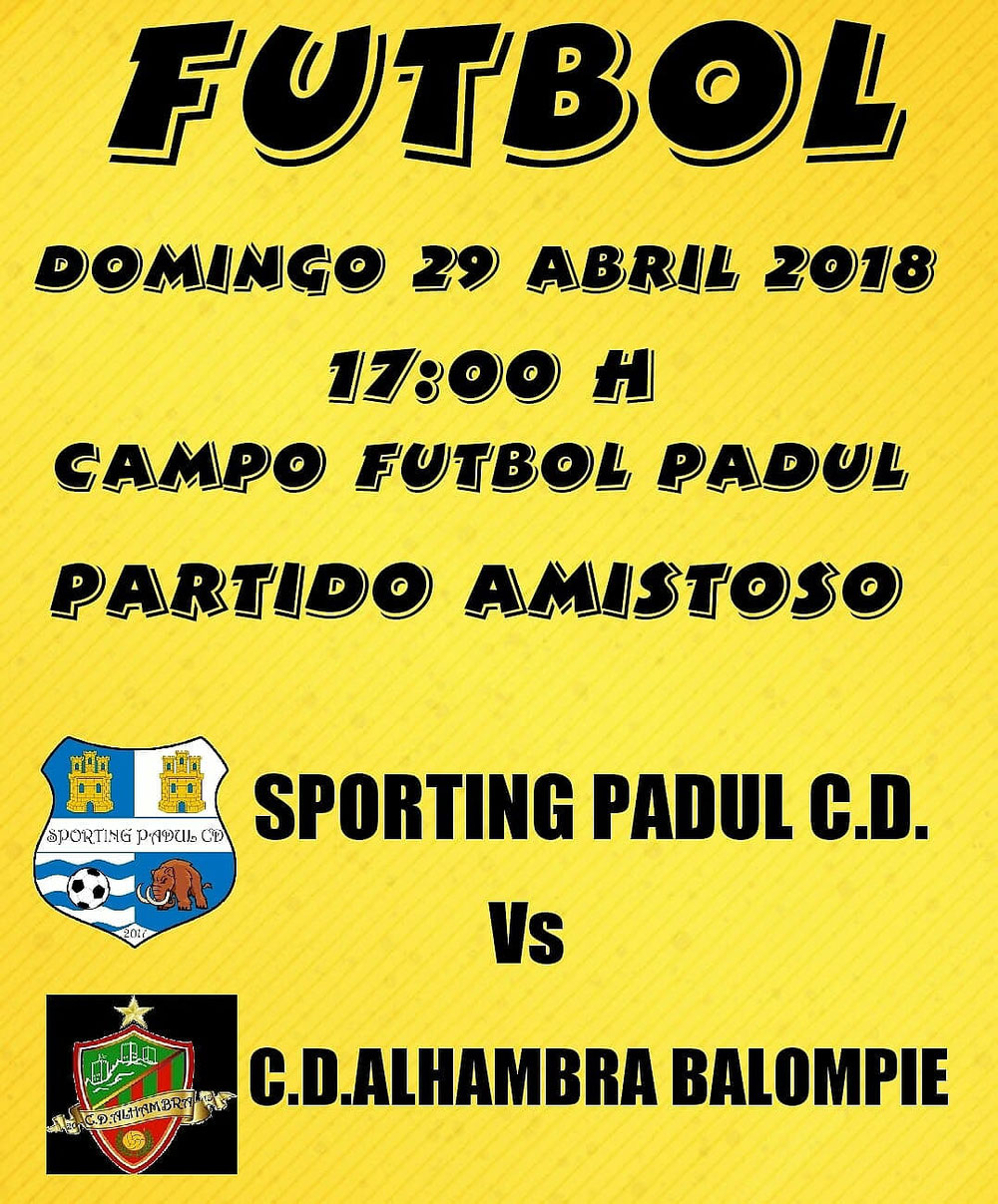 Partido Amistoso . Sporting Padul CD  vs Alhambra CDF 