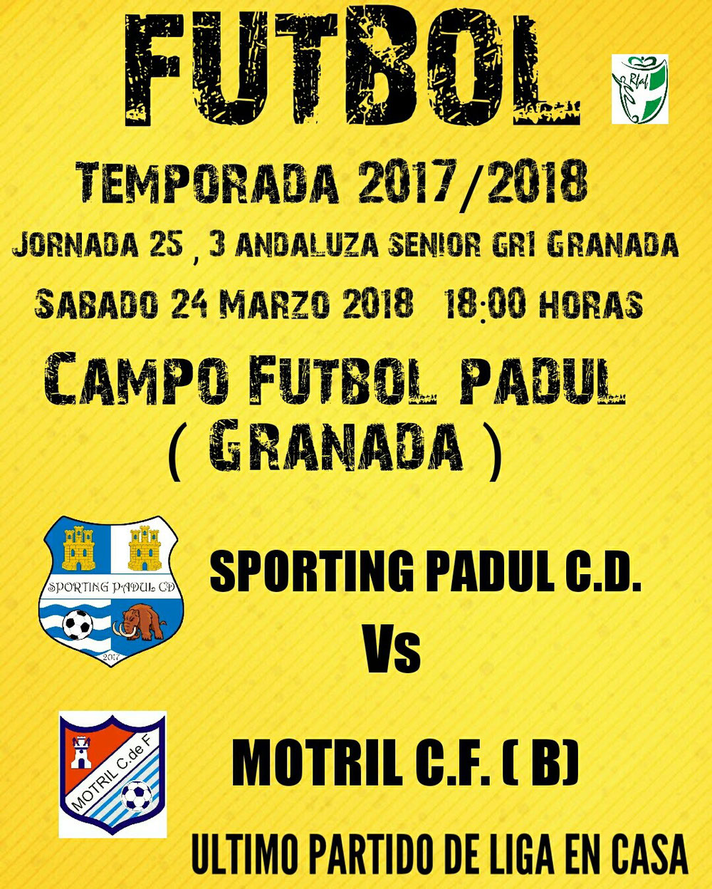 Sporting Padul CD vs Motril CF ( b ) 